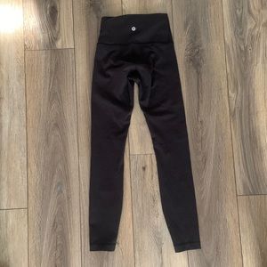 Black wunder under lululemon leggings
